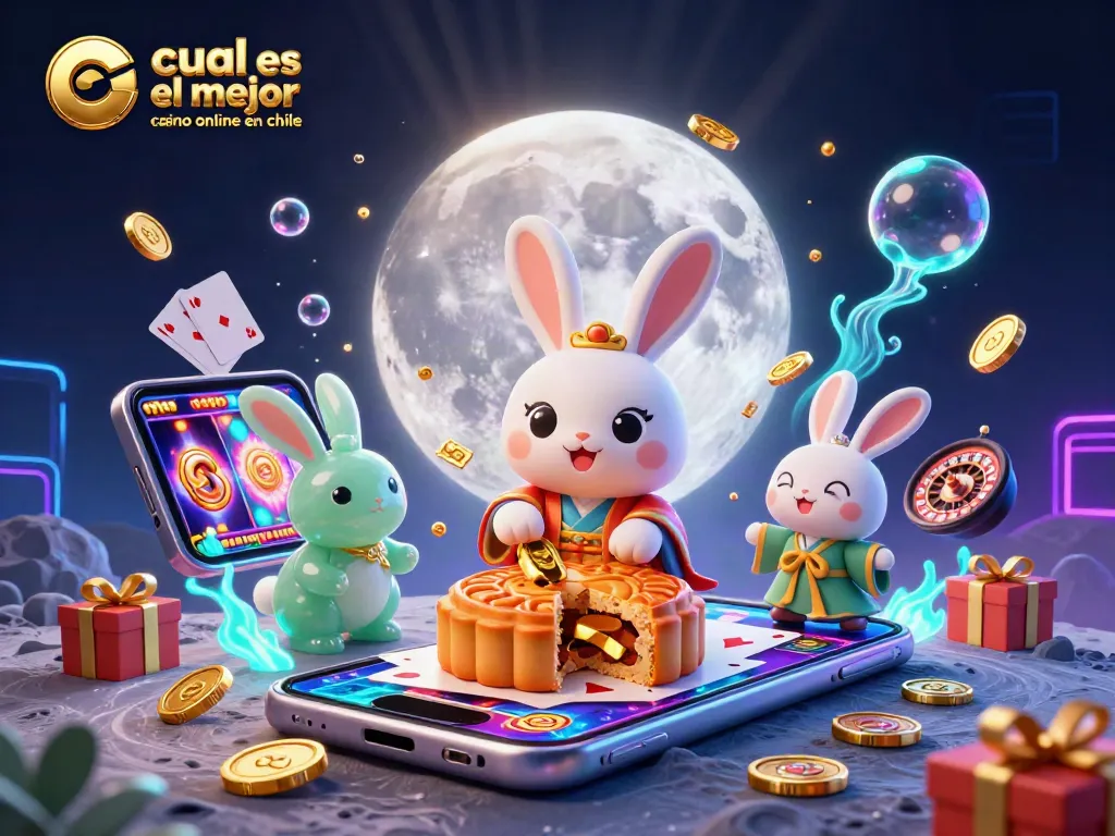 Descubre cuál es el mejor casino online en Chile con juegos de fortuna y diversión junto a un conejo de luna.