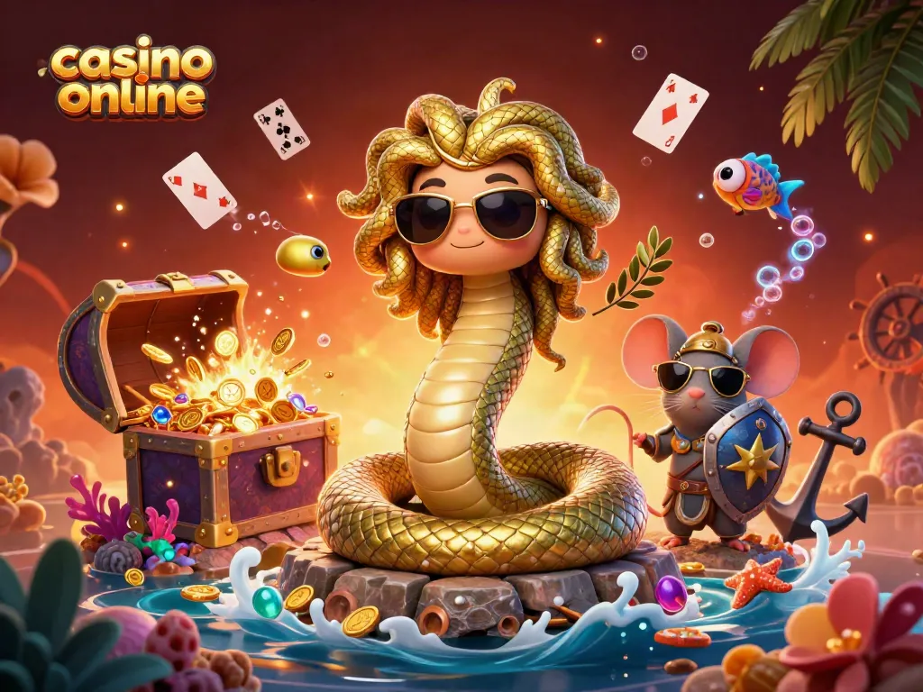 Disfruta de la emoción de los juegos en un casino online con personajes mágicos y tesoros deslumbrantes.