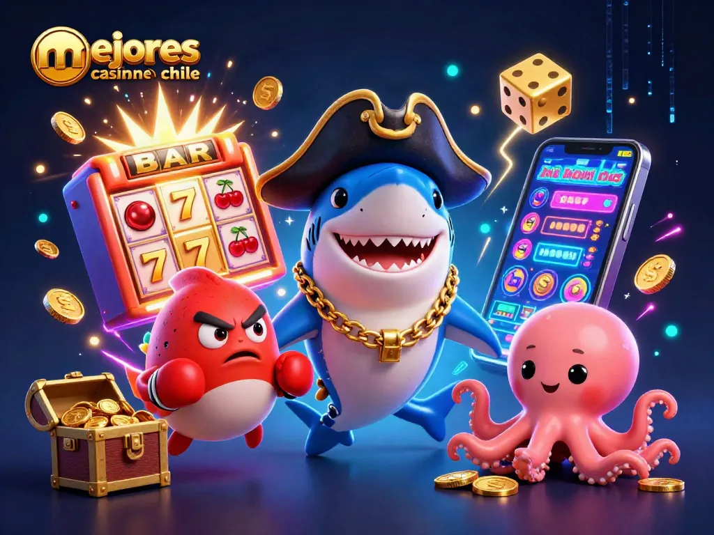 Prueba los mejores casinos online en Chile con divertidos personajes y emocionantes elementos de juego en un ambiente vibrante.